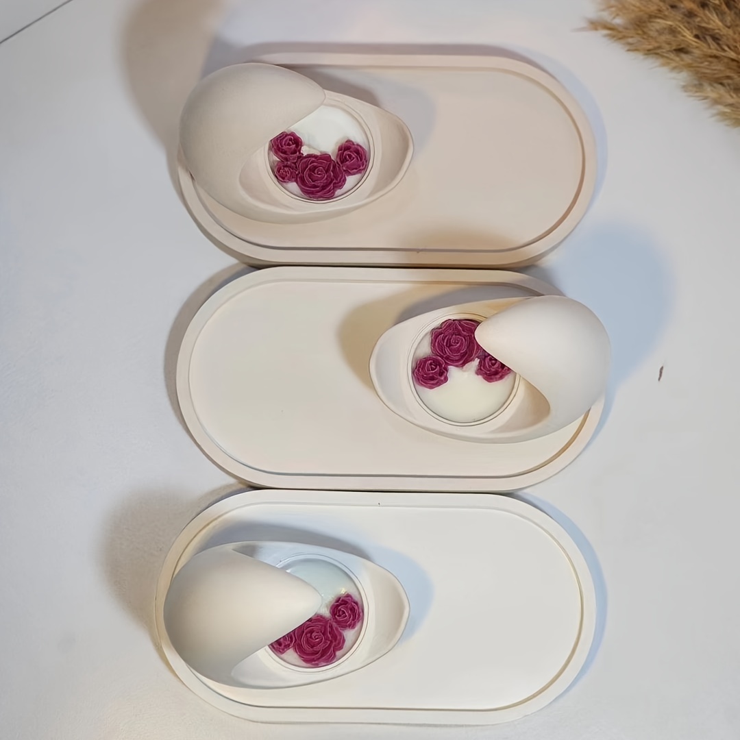 Stampo In Silicone Per Portacandele In Resina - Forme Cuore, Luna, Stella - Per DIY E Decorazioni