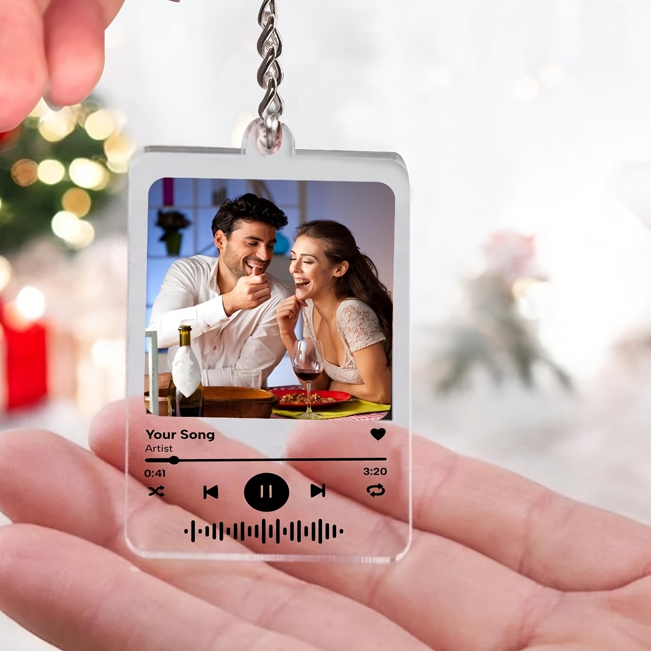 TEMU Portachiavi personalizzato 1 pz, Portachiavi con foto personalizzata, Portachiavi con targhetta con personalizzata. come portachiavi per , ,