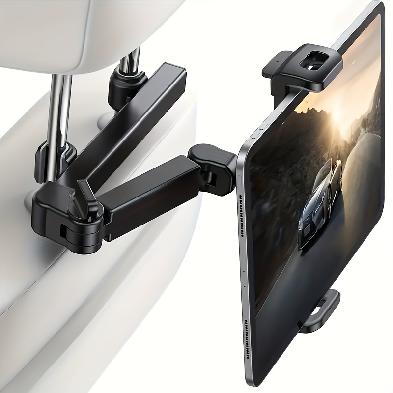 Rotazione 360 Gradi Supporto Tablet Per Auto Da Poggiatesta - Regolabile 360°, Per IPad/Tablet 4.7-12.9" Braccio Regolabile 360 - 9