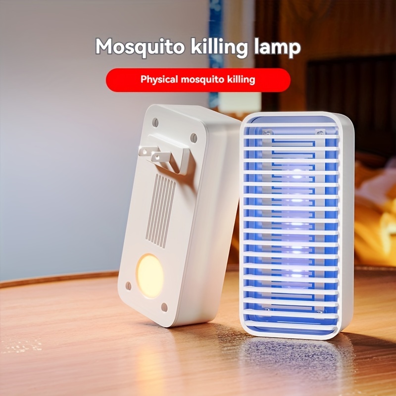

1pc, Summer Electric Shock Mosquito Killer Night Light, Electronic Mosquito Killer, For Home Dormitory, Indoor Silent Mosquito Killer Lamp