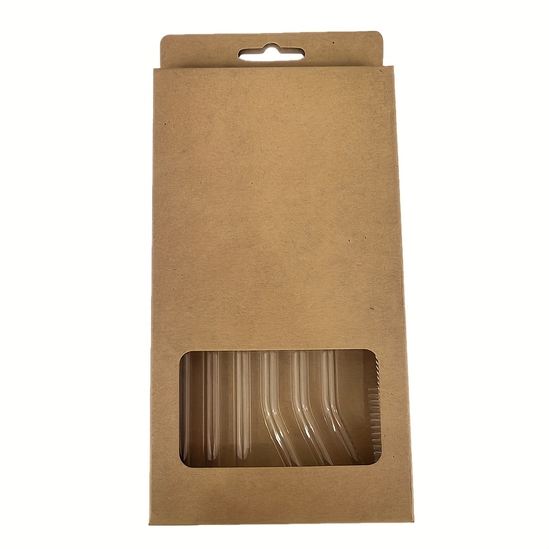 ensemble en verre réutilisables 6 1 brosse - Temu France