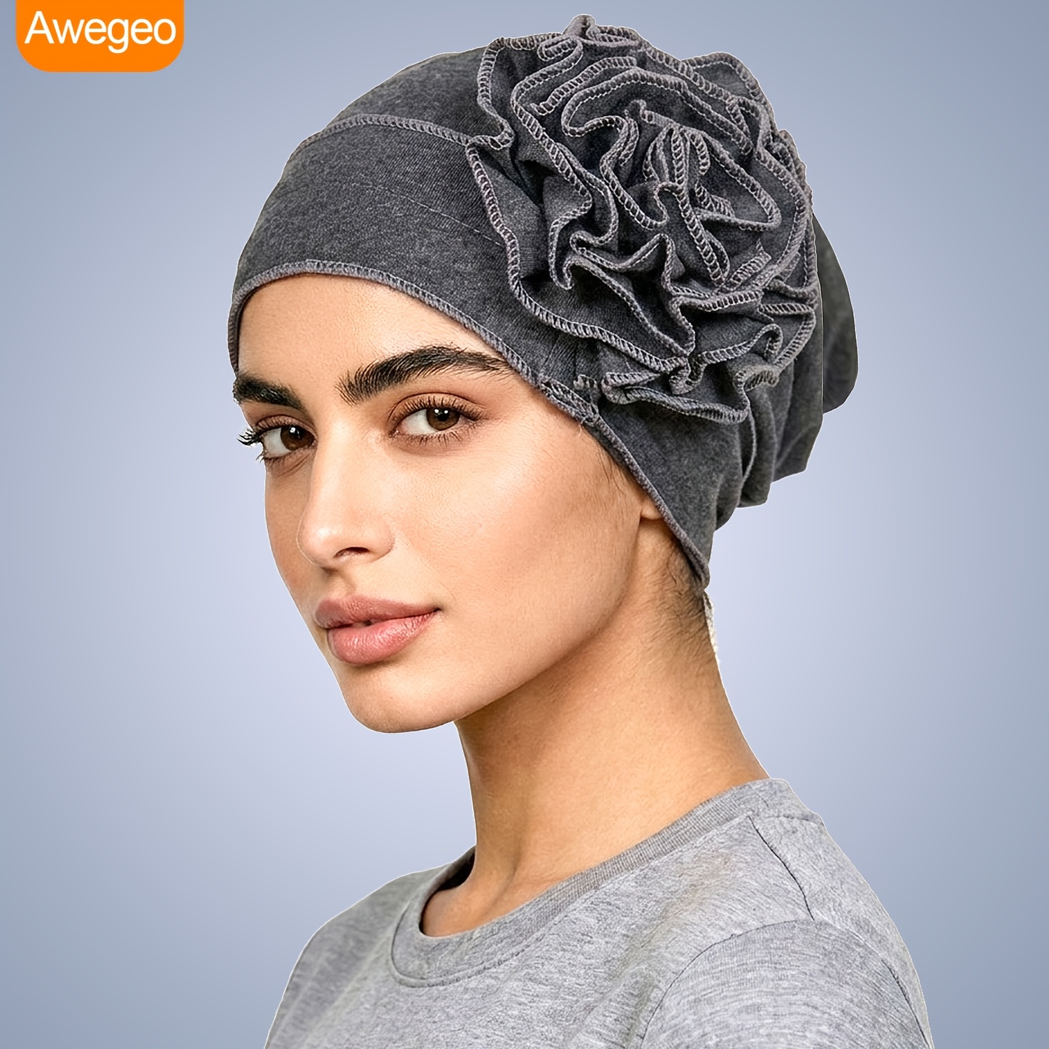 TEMU TURBANE ELEGANTE A , COPRICAPO E ELASTICO PER CHEMIOTERAPIA DA DONNA, CAPPELLO DA HIJAB CON TAGLIO 3D, FASCIA PER CAPO PER PERDITA DI CAPELLI