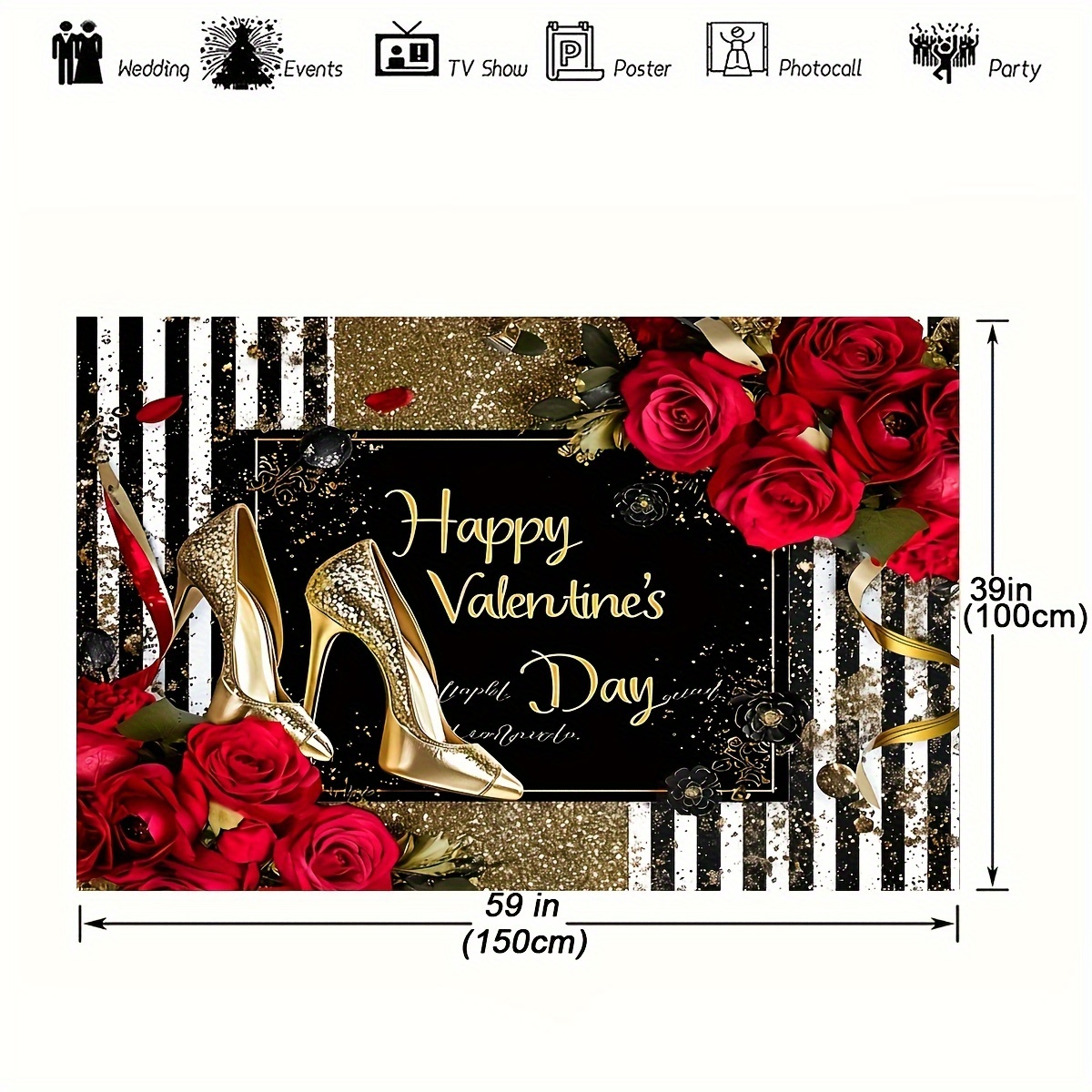 1.5x1.2m Sfondo Compleanno colorato diamante oro Happy Birthday Sign  Fotografia sfondo principessa ragazze bambini compleanno decorazioni Banner  Photo Booth Props : : Elettronica