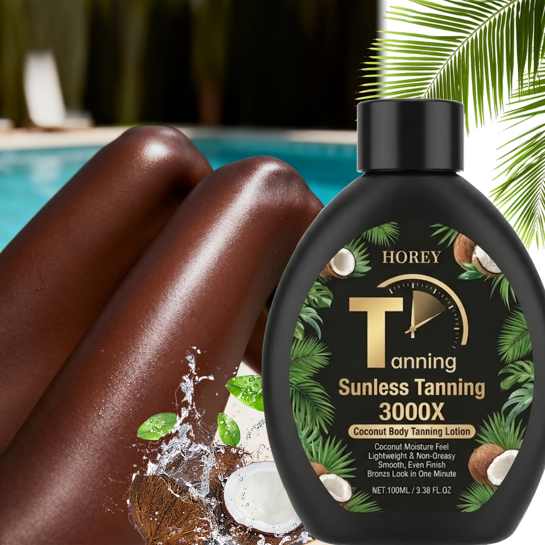 Tanning Lotion - Tanning Body Lotion Full-body Concealer For Light Beige; A Must-have For Party And Halloween Makeup; Full-body Coloring For Cosplay; Quick-drying, Long-lasting, And Waterproof