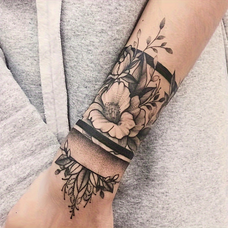 Halloween Decoration Tattoo Pattern Temporary Tattoo Stickers Arm Men Women Waterproof Tattoo Stickers