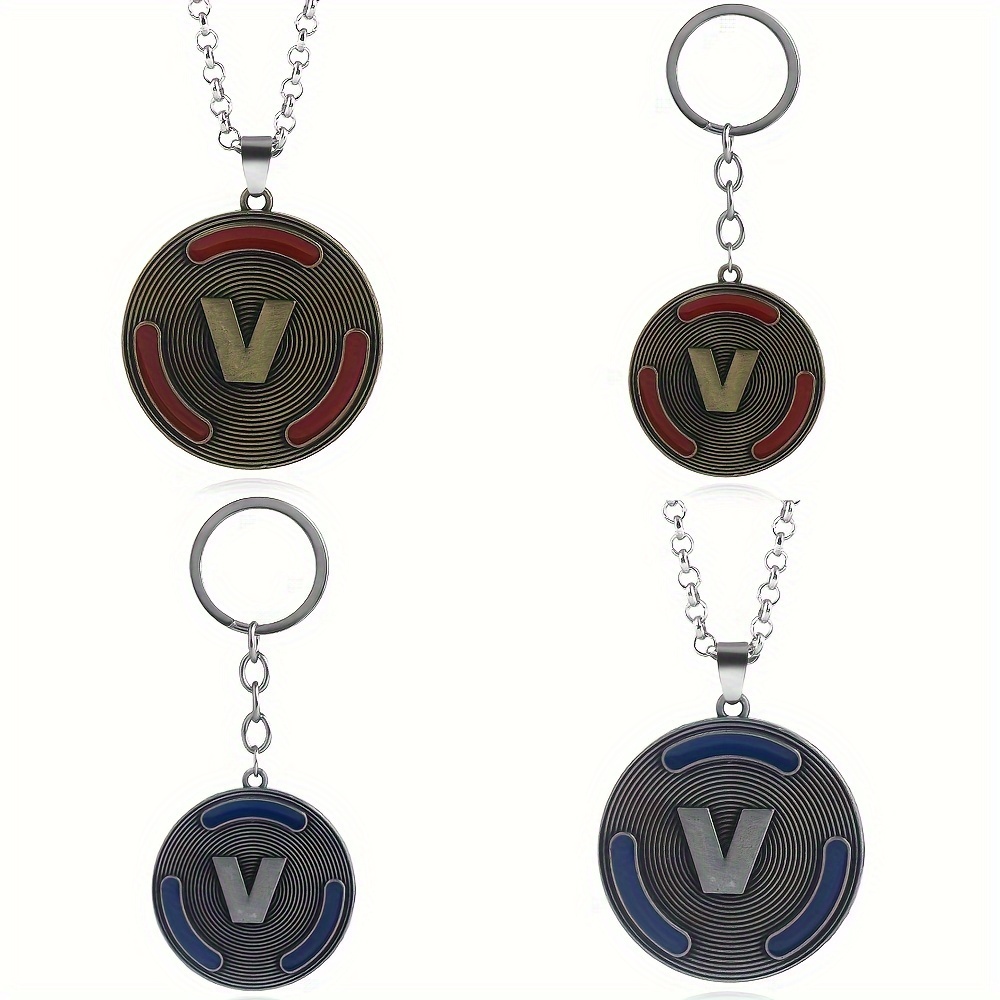 

[customer ] Classic V- Keychain - Zinc Alloy, Pure Metal, In Red - Car Enthusiasts &