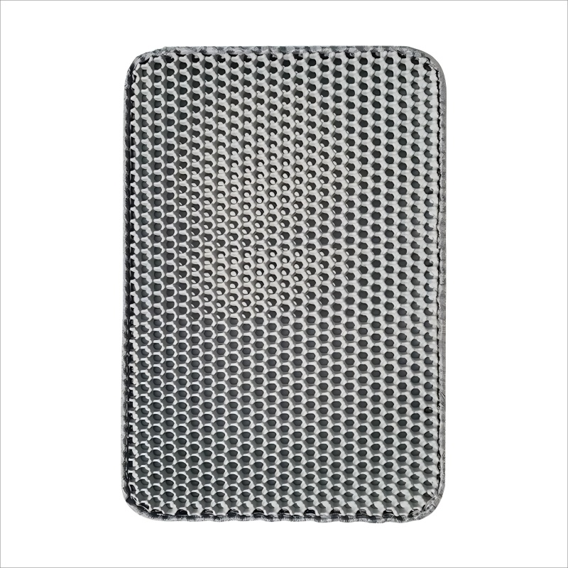 Easy-to- Litter Mat, Non-slip Pet Pad For Cats And Dogs, Double Layer Anti-litter Splash Washable Floor Mat