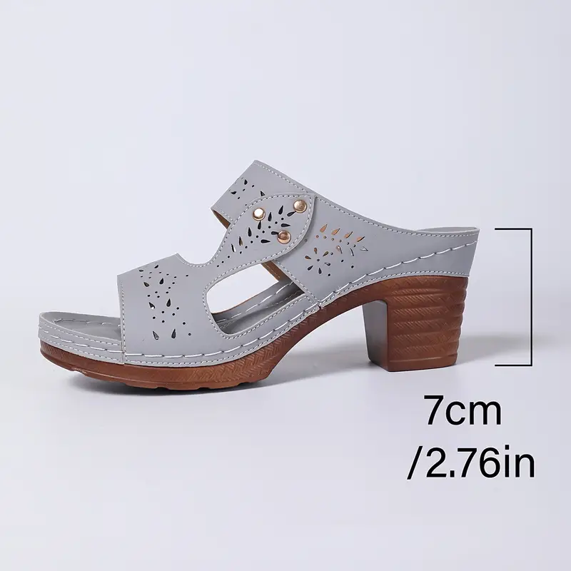 womens summer adjustable ankle strap wedge sandals comfortable non slip thick sole casual shoes with breathable details open toe design vacation slides strappy sandals with metal embellishments hand stitched fashionably minimalist elegant lightweight slip ons high quality platform wedges Product details 8