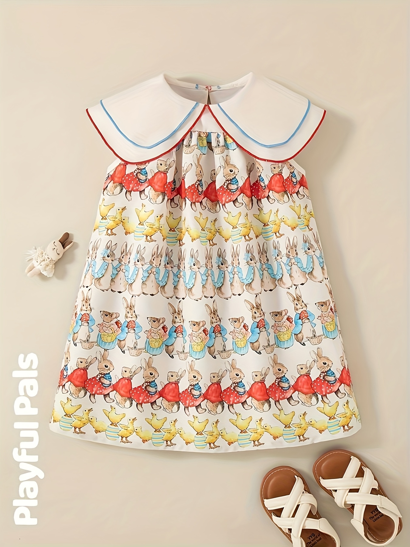 white christmas dresses Girl Rabbit in Dress main image 0
