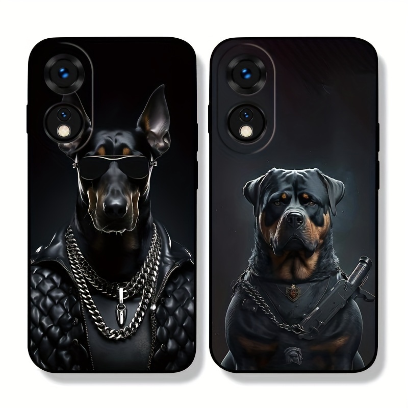 

A15-a78/reno5-reno10pro+ 5g Compatible Phone Case, Tpu Material, Stylish Dog Design, Protective And Personality-enhancing Cover - Y0611