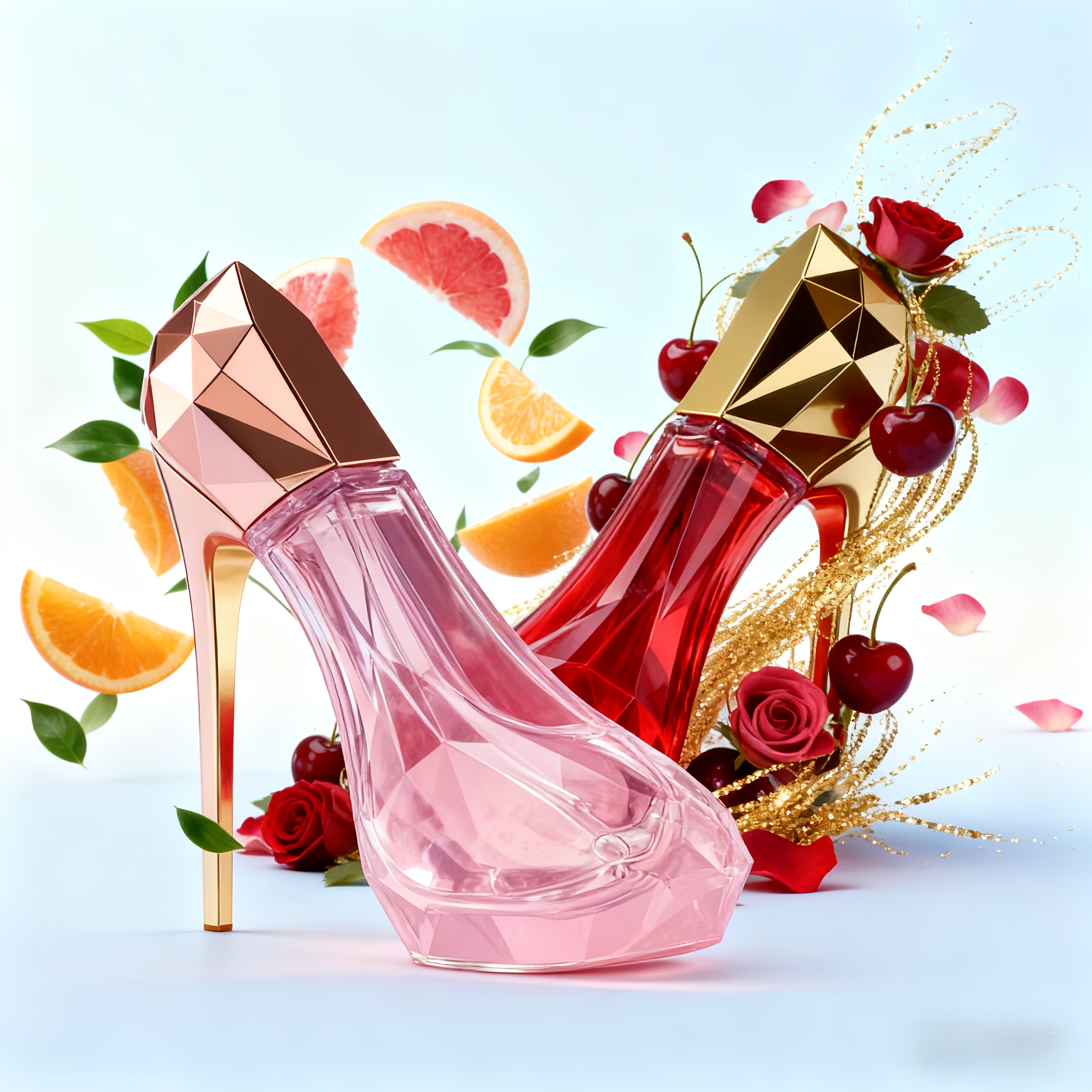 High-heel Perfume Gift Set (2pcs 60ml/3pcs 90ml Popular Combo Option) | Amber + Floral + Musk Scents, Multi- | Ideal Gift For Housewarming, Christmas, Halloween | Better Value With Combo Purchase