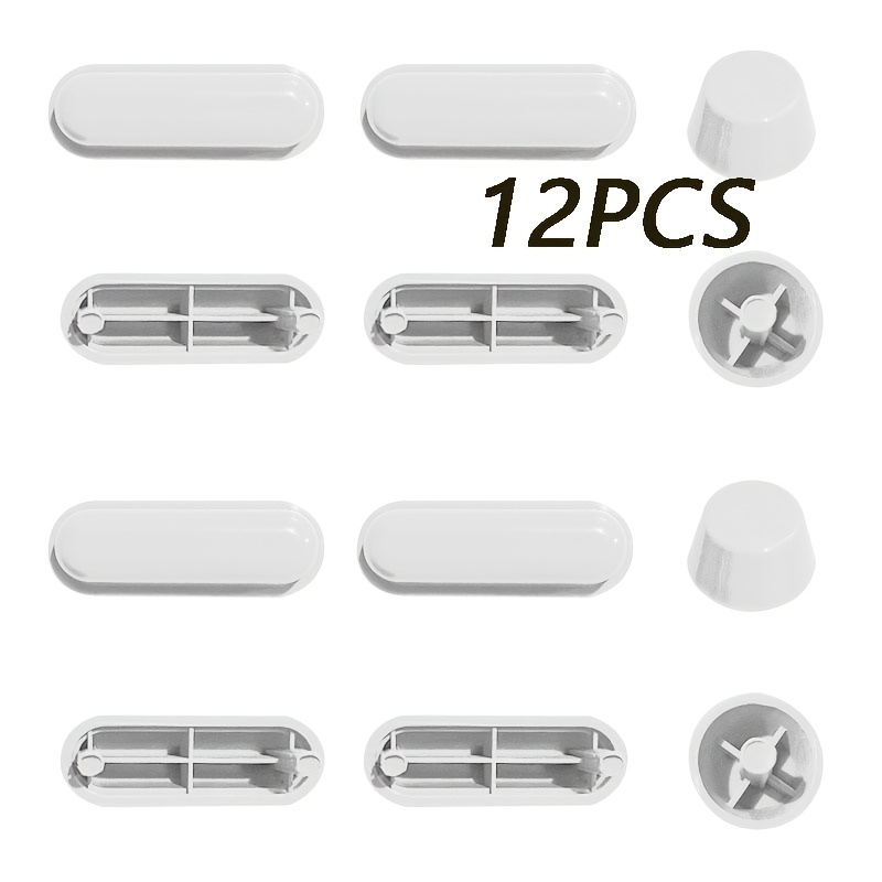 TEMU 12-teilige Toilettensitzauflage, Stoßdämpfungspolster, Toilettensitzring-Fußpolster, gepolstertes Toilettensitz-Zubehör