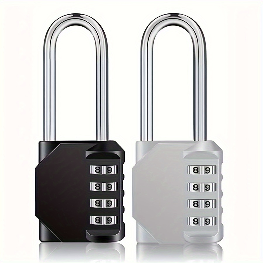 

Rust-resistant Outdoor/indoor Long-reach Combination Lock - Suitable For Warehouses, Gyms, Schools, Homes, And Office Cabinets