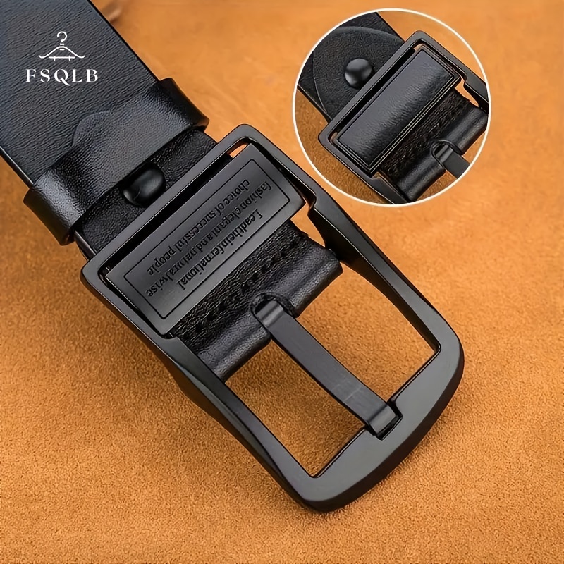 fashionable belt for men retro belt dual sided leather belt versatile belt for business christmas gift details 0