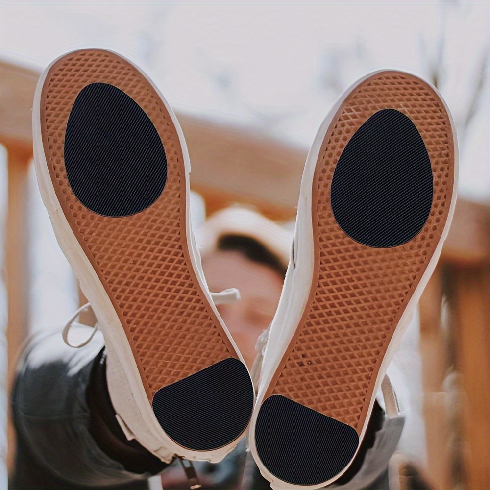 Rubber Sole Silicone Non Slip Shoe Grip 6Pcs Self Adhesive Shoe