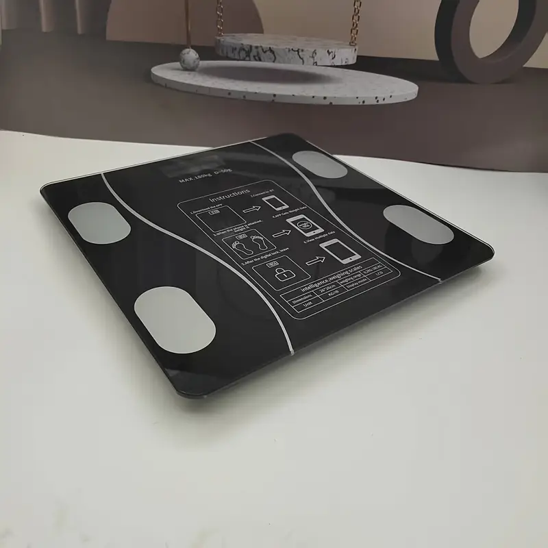 uaeiui bathroom scale battery powered wireless non rechargeable with body fat monitoring for home use for women men details 6