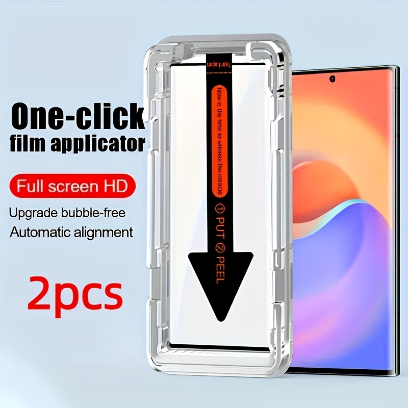 

2-pack - High- Tempered Glass Screen Protectors Suitable S225/s24/s23/22/s21 Ultra And - And Impact Resistant, -click Installation, Anti-, With Ultrasonic Unlocking .