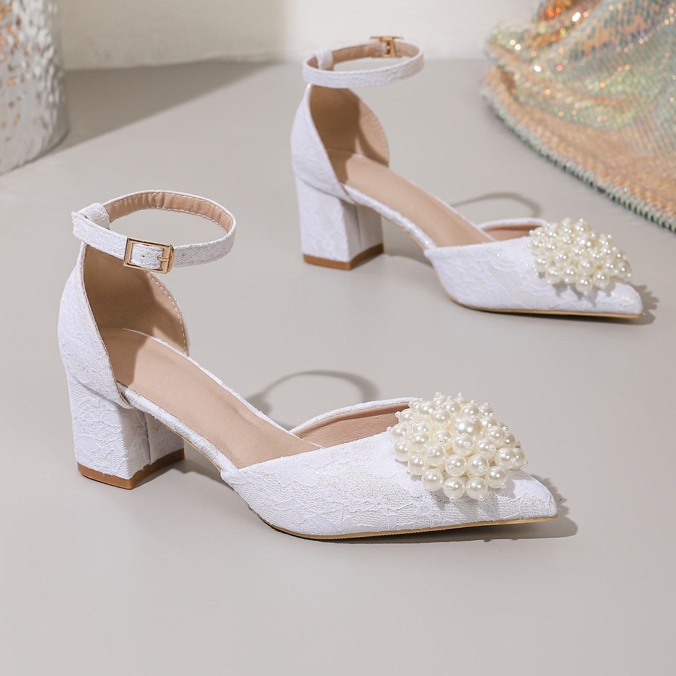 TEMU New Stylish, Easy, Elegant, Solid Color Women's High-heeled Sandals, Women Shoes
