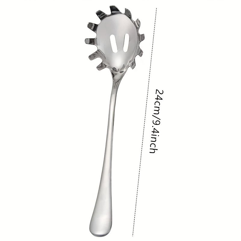 Image of Stainless Steel Lo Mein Strainer (about 9.4 Inches), Household Noodle Claw Spoon, Pasta Scoop, Dumpling Lo Mein Strainer, Dishwasher Safe Cleaning