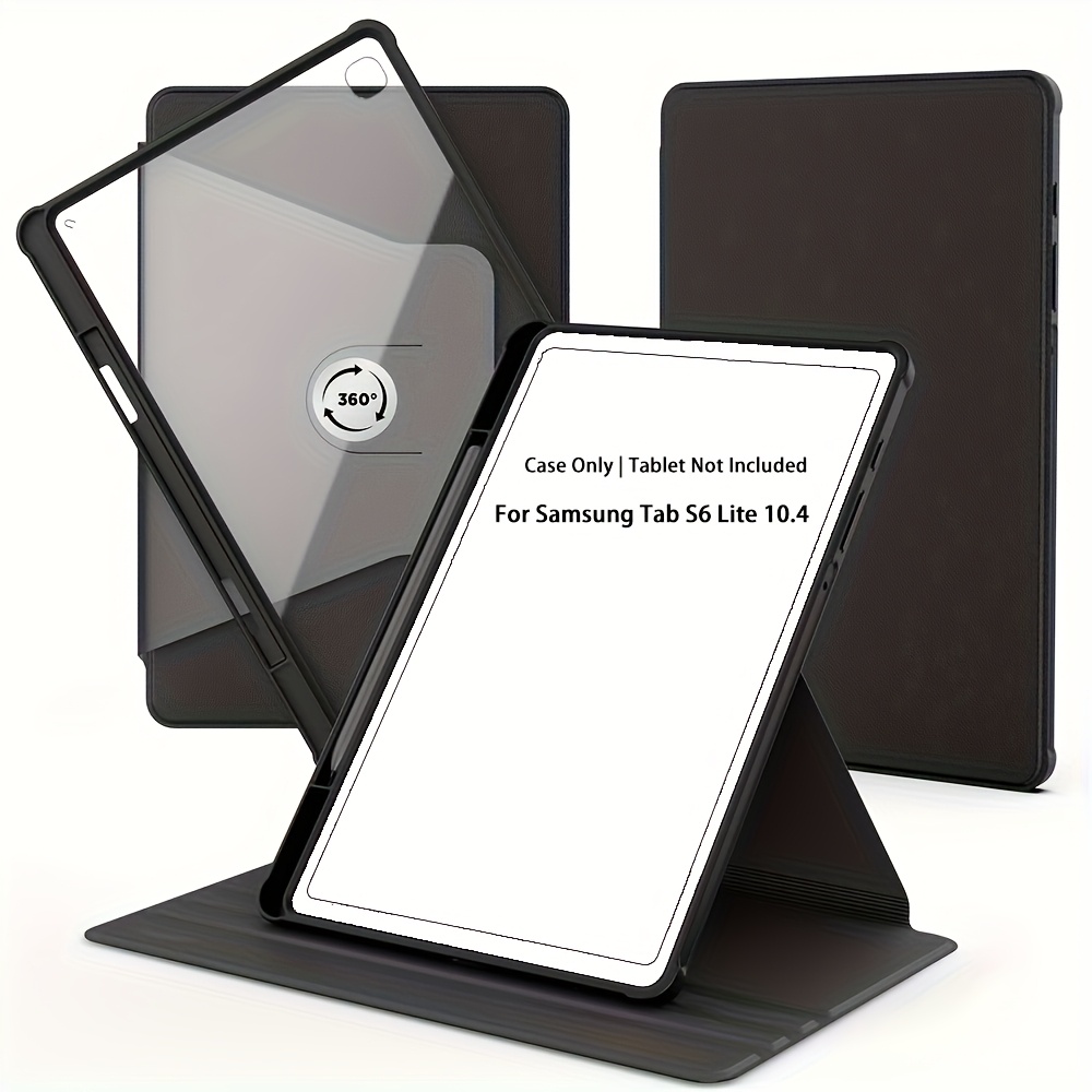 E-shop Hülle für Samsung Galaxy Tab S6 Lite SM-P610 SM-P615 (10,4 Zoll, 2020 / 2022 / 2024) mit Stift Halter, 360 Grad Drehbarer Schutzständer,
