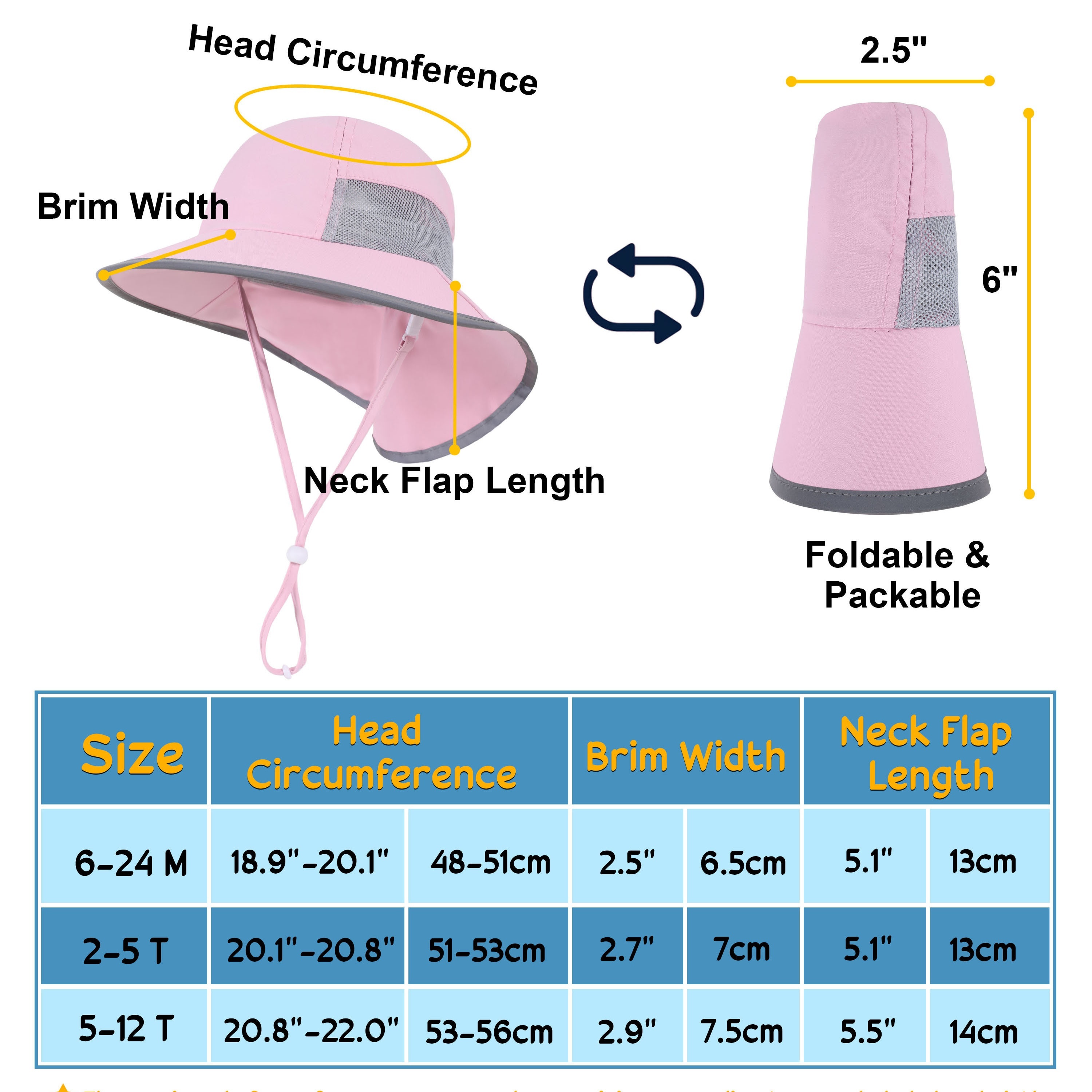 Sunhat For Boys Girls Toddler Upf 50 Uv Protective Wide Brim - Temu Canada