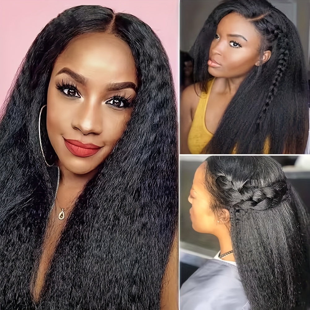 straight human braiding hair: super curly braiding Temu Norway