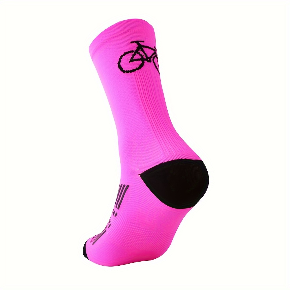 E-shop 1 Paar Neue Hochwertige Profi-Team Radsocken für Männer Frauen, Mountainbike-Socken, Atmungsaktive Rennradsocken, Outdoor-Sportsocken