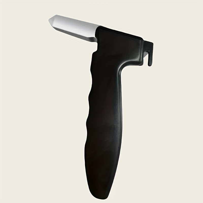 TEMU 1pièce Support de poignée de véhicule portable avec coupe-sécurité et brise-vitre, corps en acier inoxydable, accessoire de soutien pour