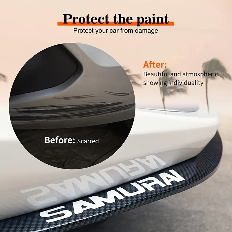 TURBOREVS 2.5M Carbon Fibre Bumper Guard Lip Protector – Universal Splitter Side Spoiler