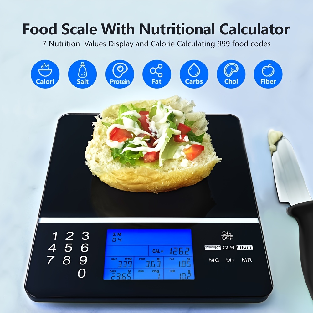 1pc nutrition food scale digital calorie macronutrient Temu Spain