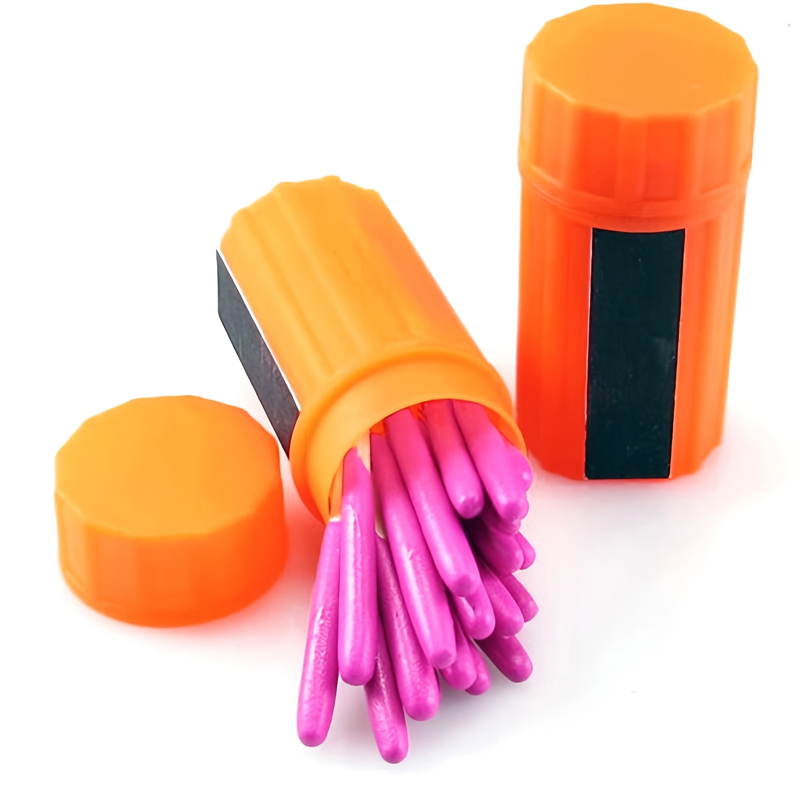 E-shop Orange 20-teiliges Outdoor-Notfall-Überlebens--Set, wasserdicht, sturmsicher, mit windfester offener Flammenfunktion