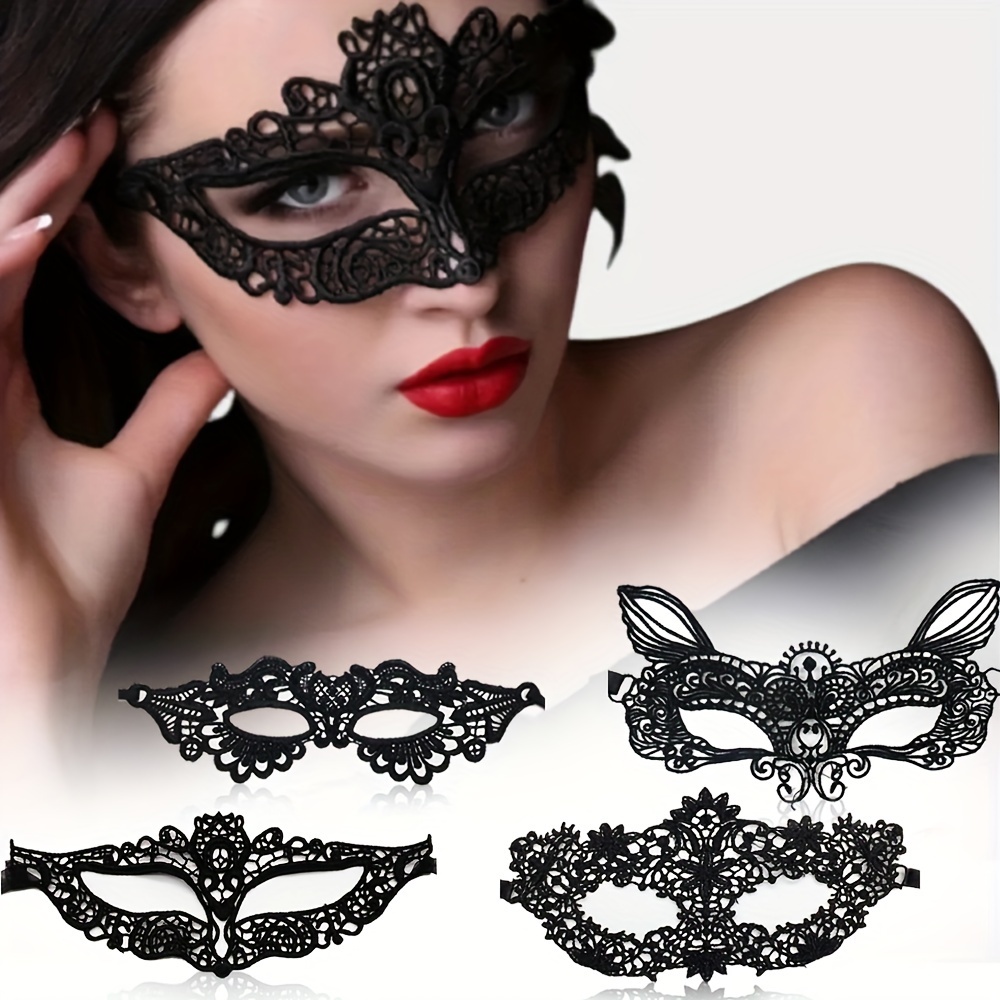 

4pcs Eye Masks For Women - For , Parties, Carnivals & Halloween Decorations