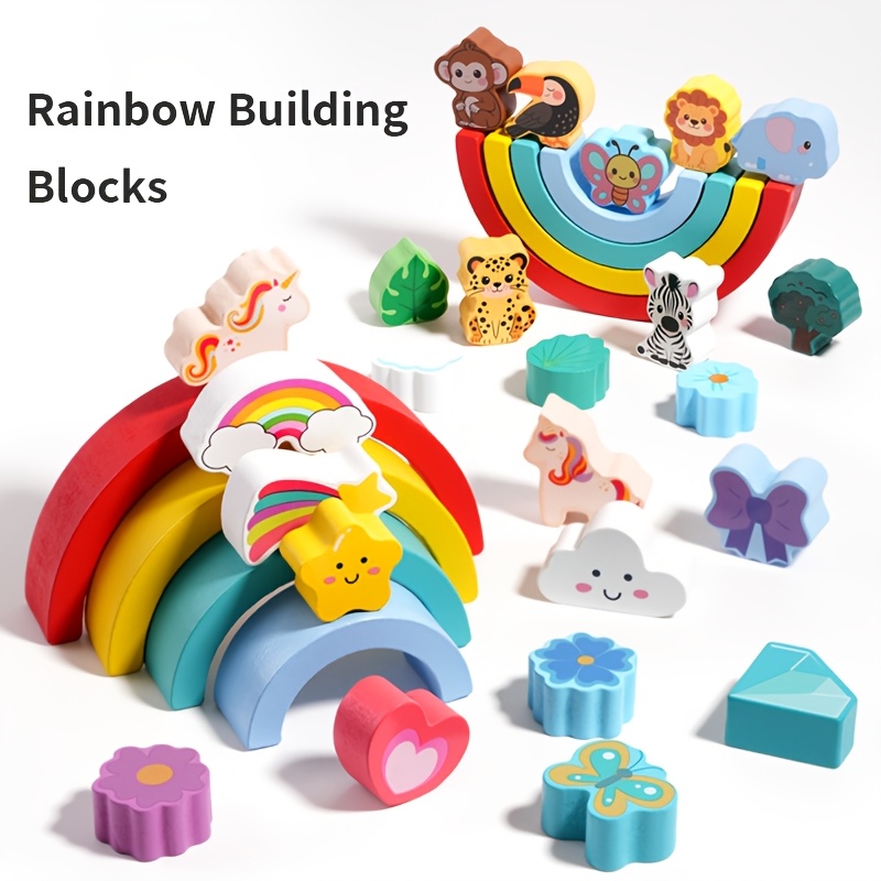 Colorful Balancing Stacking Blocks for Kids