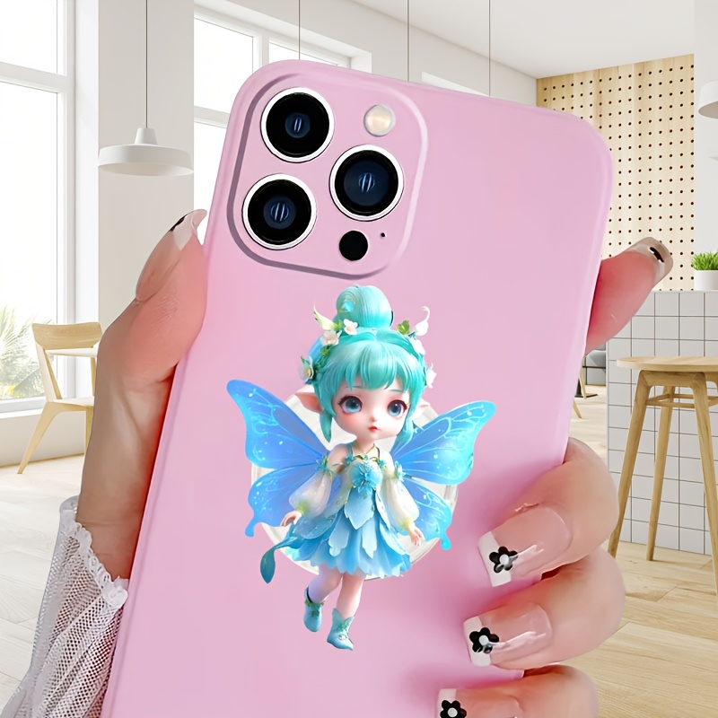 

1pc Acrylic Fairy Phone Grip Stand, Waterproof Accessory, Universal Phone Cases, Portable Elegant Design, Ideal Gift