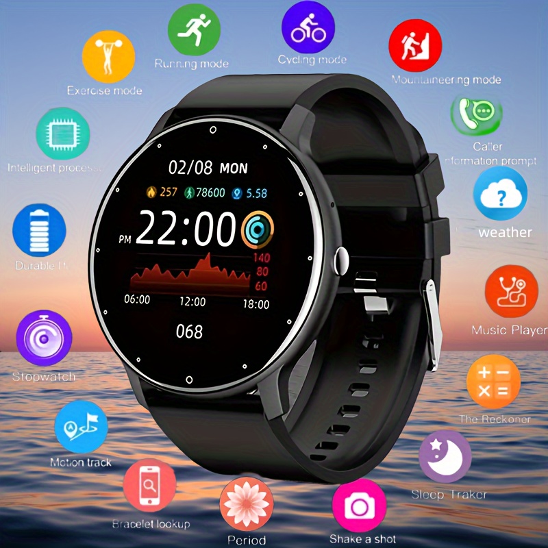 

Smart Watch, Wireless Calling, Message Reminders, Ai Voice, Sleep, Calories, Steps, And Various Sports Modes Suitable For Various Fitness And Outdoor Activities.