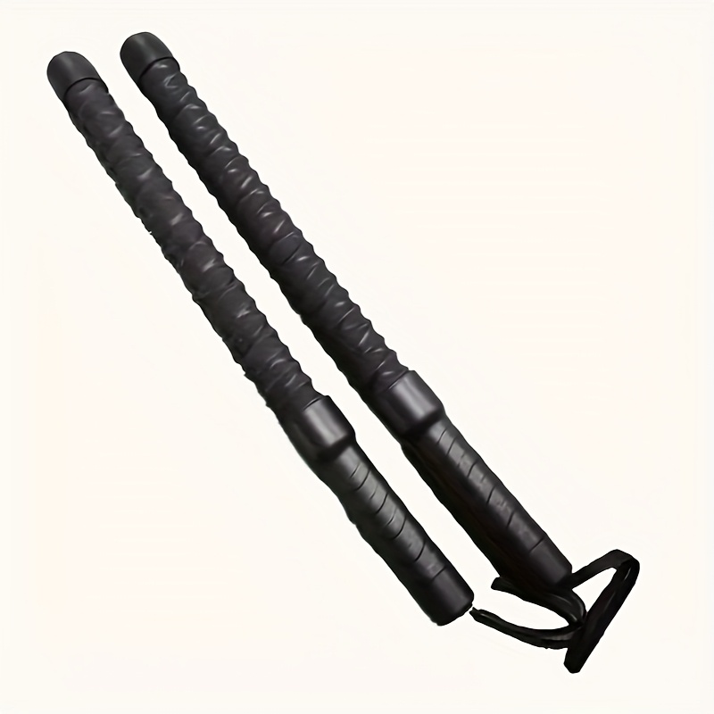 2pcs Heavy-Duty Battle Rope [Heavy-Duty Battle Rope] Portable Spring Steel Fitness Equipment - for Home Gym - Strength and Cardio Training - Adjustable Length - Black - Stylish Design - Durable Construction - All-Season Use