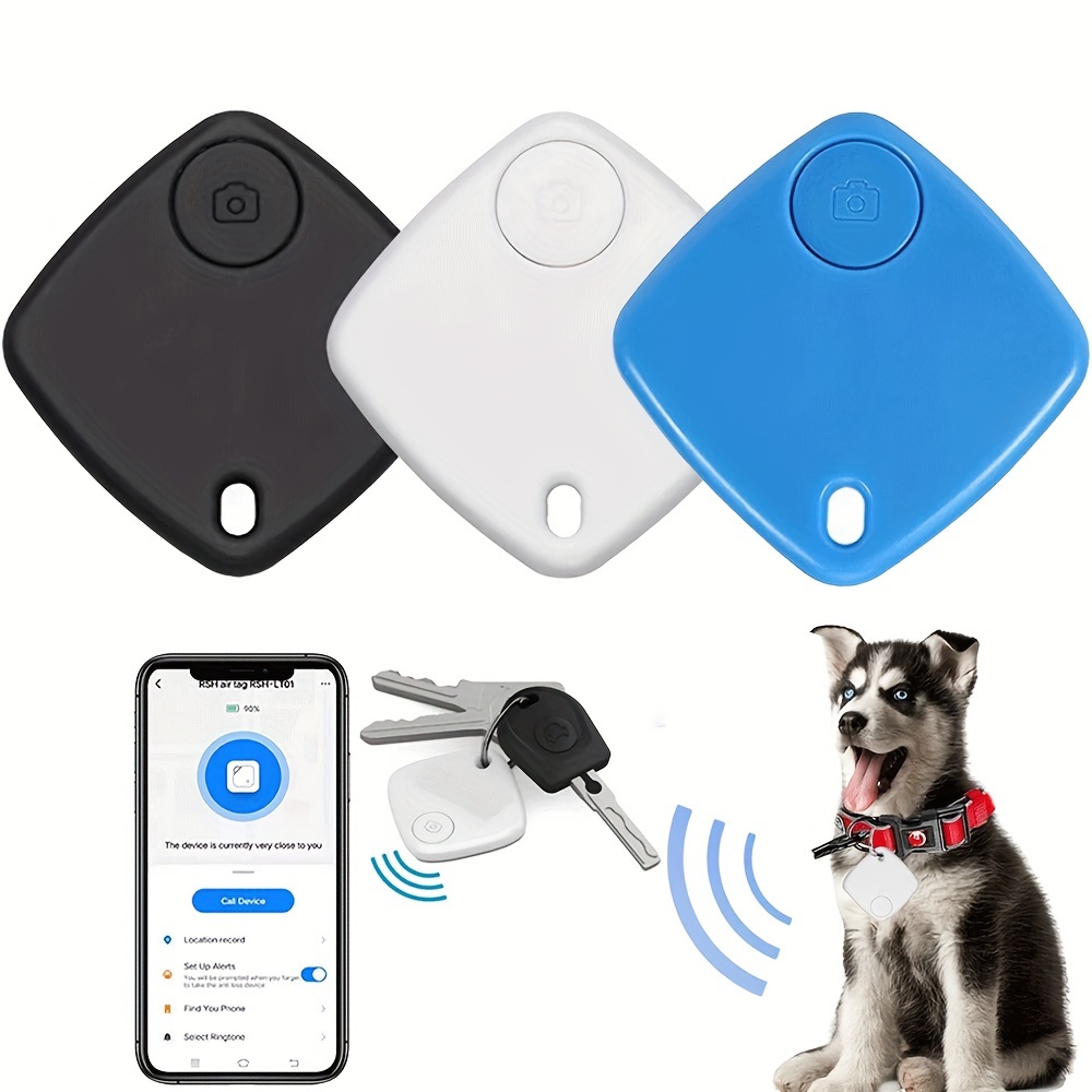 Newly Mini dispositivo de seguimiento GPS para perros, dispositivo portátil  Bluetooth inteligente antipérdida para equipajes/alarmas Bluetooth para