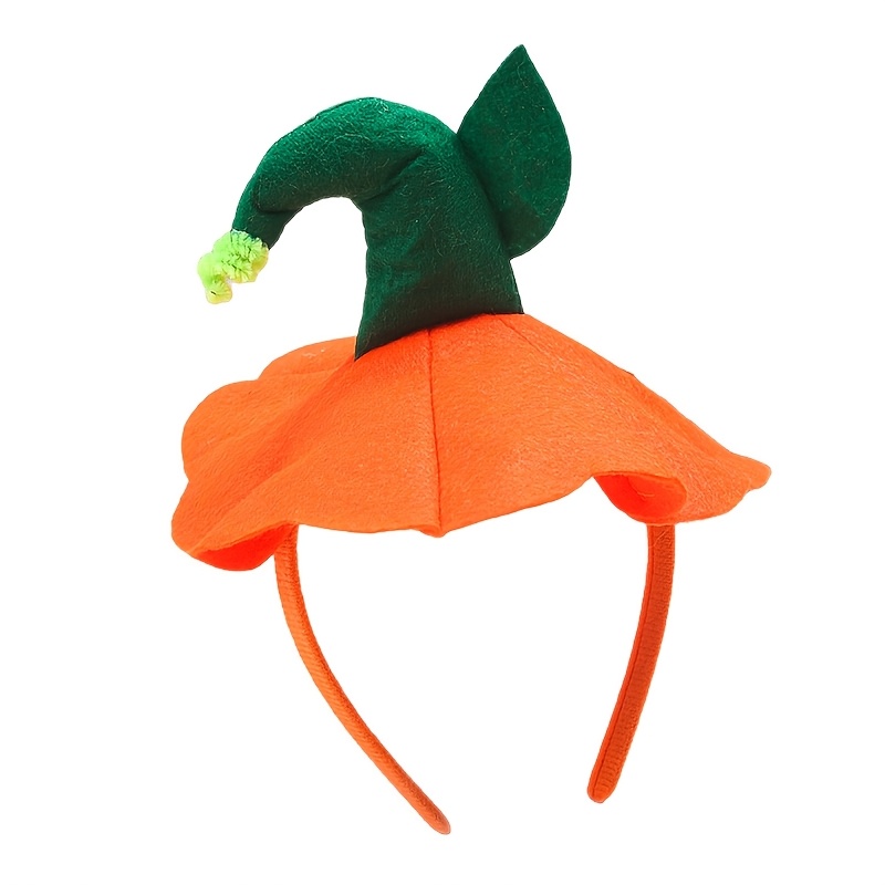 TEMU 1pc Halloween de Citrouille Accessoire Cheveux Pièce de Tête, Serre-tête de Dessin Animé pour Déguisement de Fête Festive