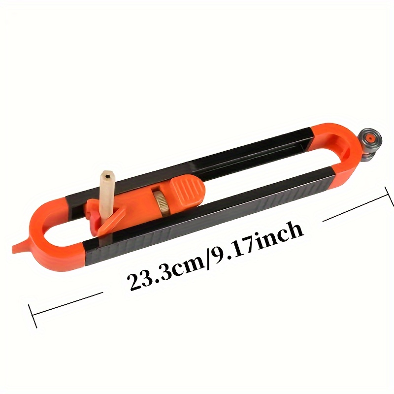 plastic contour gauge with dual shape locators   shape duplicator for woodworking building projects and diy tasks uncharged 1mm measurement   23 3cm length details 4