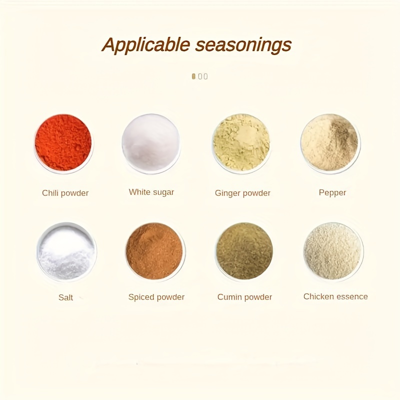   rated multi functional reusable seasoning jar suitable for salt pepper sugar   kitchen outdoor bbq and parties Product details 2