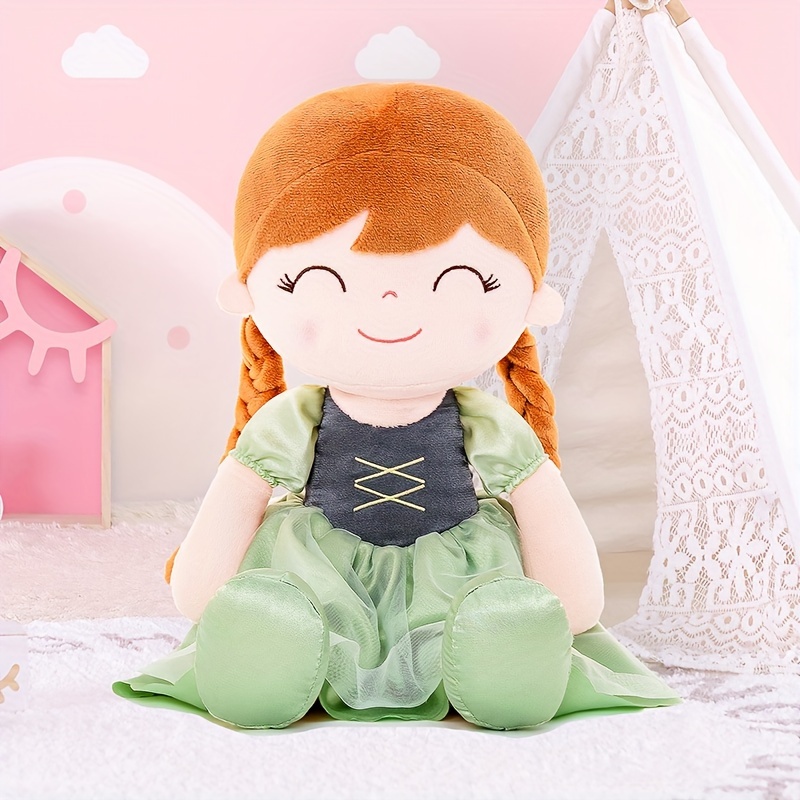 

1pc Soft Plush Handmade Fabric Doll Cotton Doll Birthday Gift Holiday Gift Spring Girl Princess Series