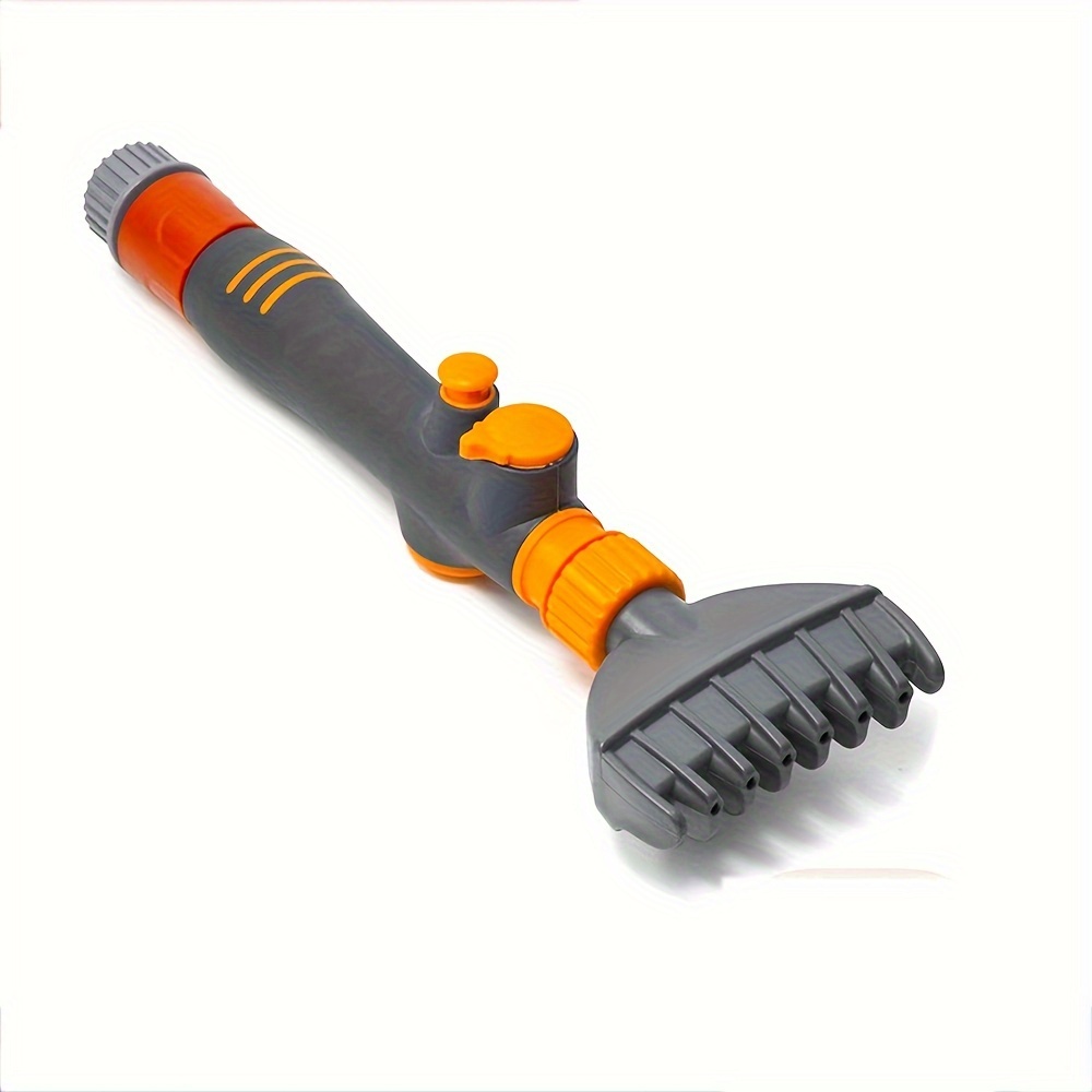 

1 pièce, brosse de nettoyage de cartouche de filtre de piscine multifonction, 32 cm/12.6 pouces, avec buse réglable, connecteur standard américain, outil portatif durable pour l'entretien des piscines