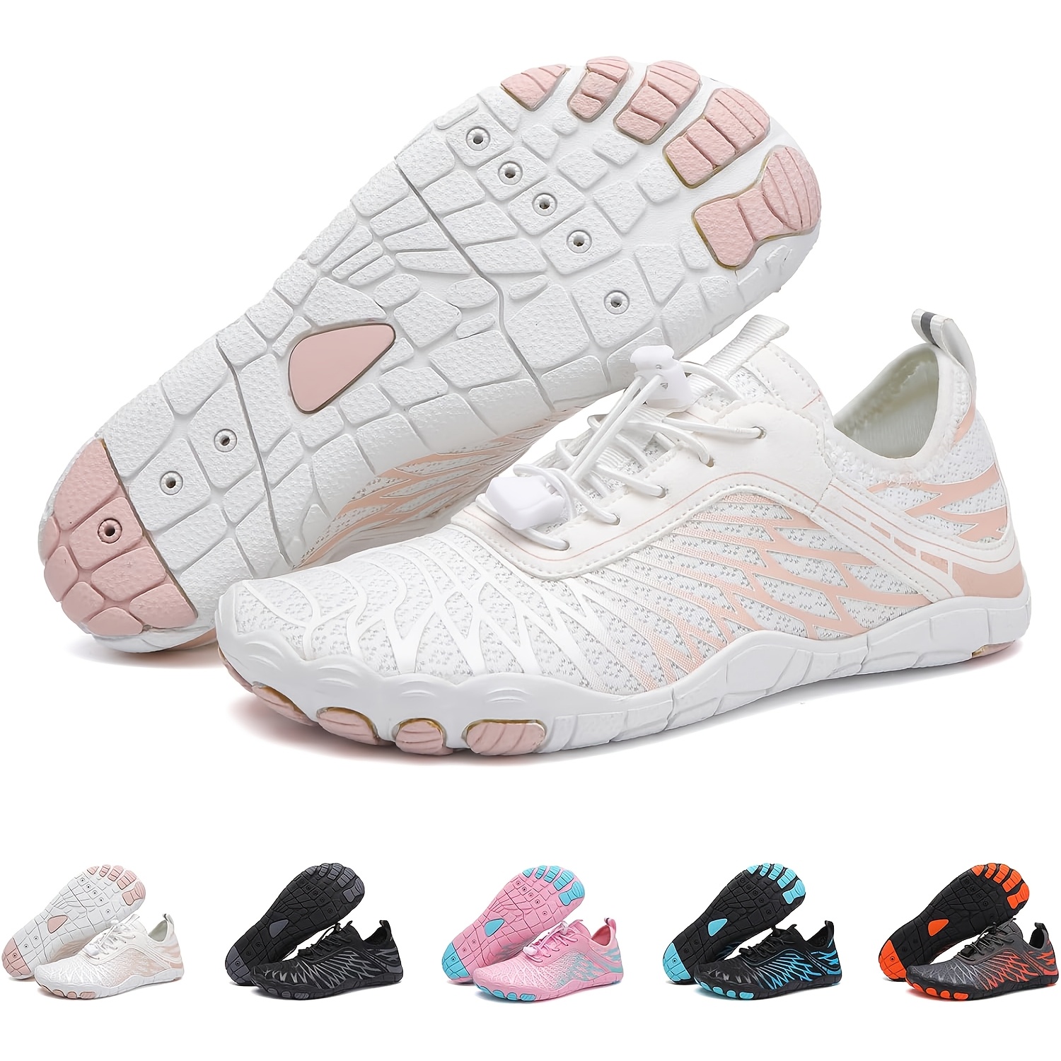 womens barefoot water shoes wide toe box sneakers for women lightweight quick dry breathable non slip footwear for beach pool river surfing walking fishing boating yoga travel fitness outdoor activities
