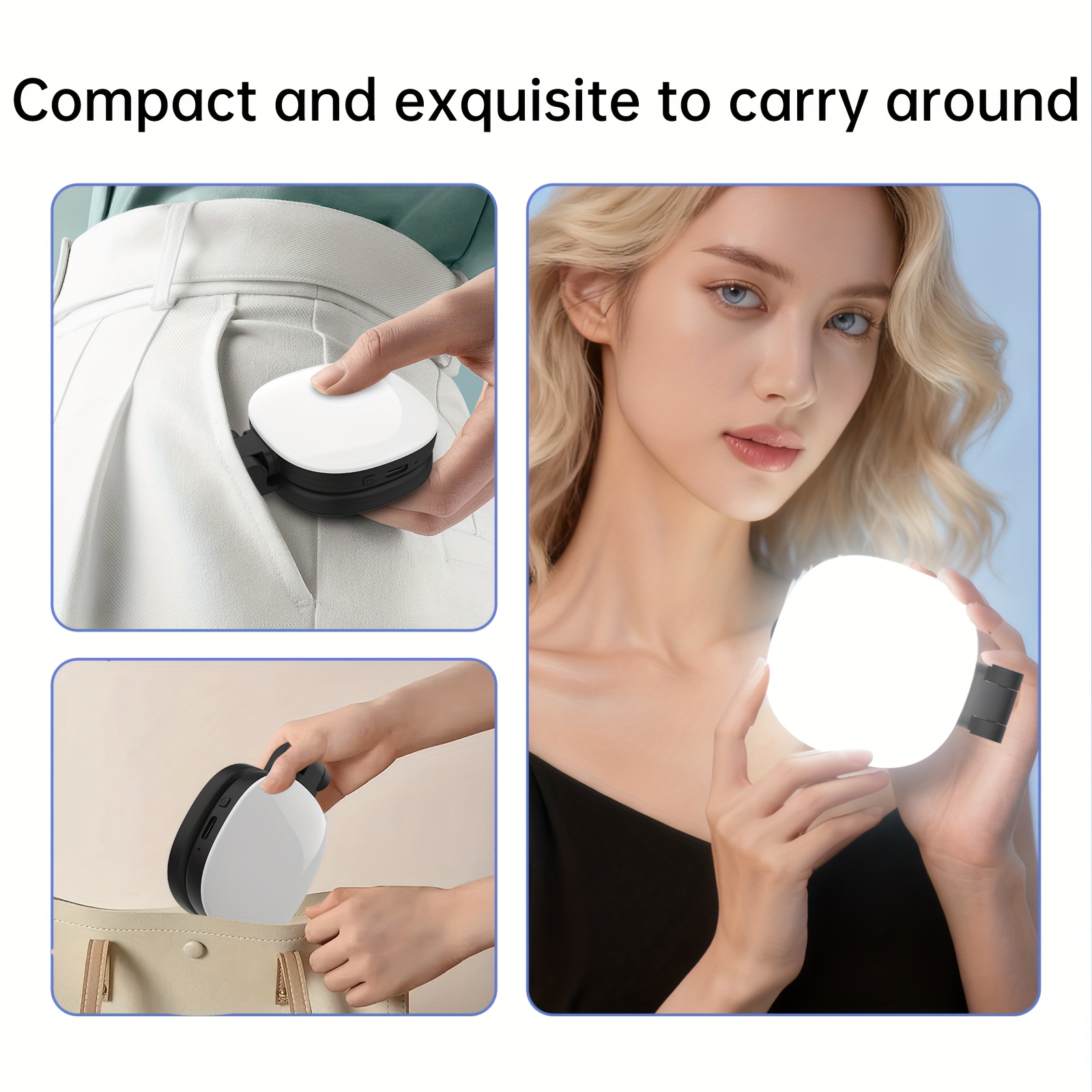 beauty selfie tool   ring light height adjustable   ideal for recording live streaming vlogging and calls Product details 2