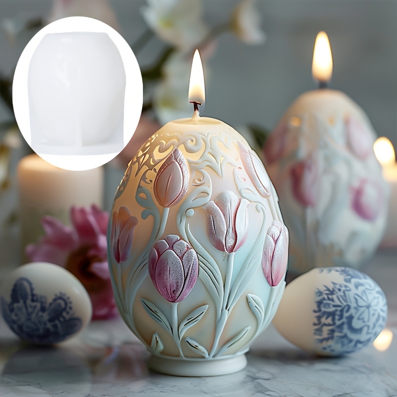 

Resin Casting Molds 3d Candle Silicone Mold Diy Egg Resin Mold Egg Decoration Mold Home Decoration