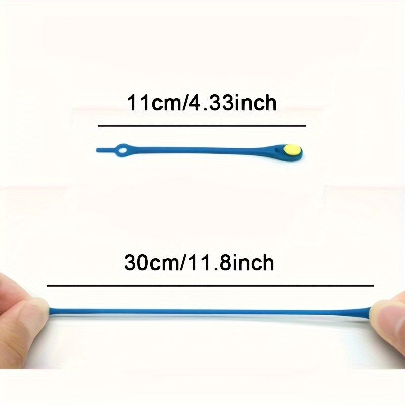 20pcs No-Tie Shoelaces, Sports Shoes Colorful Silicone Elastic Shoestrings