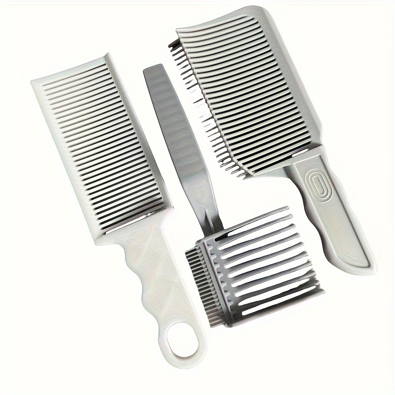 

3pcs Men's Haircut Comb Set - Professional Salon Finishing Combs For All Hair Types, Abs Plastic , , Lightweight & Hairstyling Tools