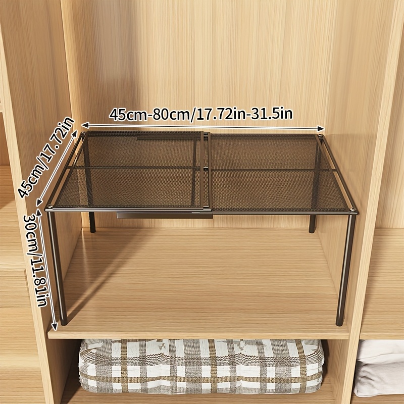 E-shop Retraktierbarer Kleiderschrank-Organizer, ausziehbares und verstellbares Regal, platzsparendes stapelbares Schubladensystem für den