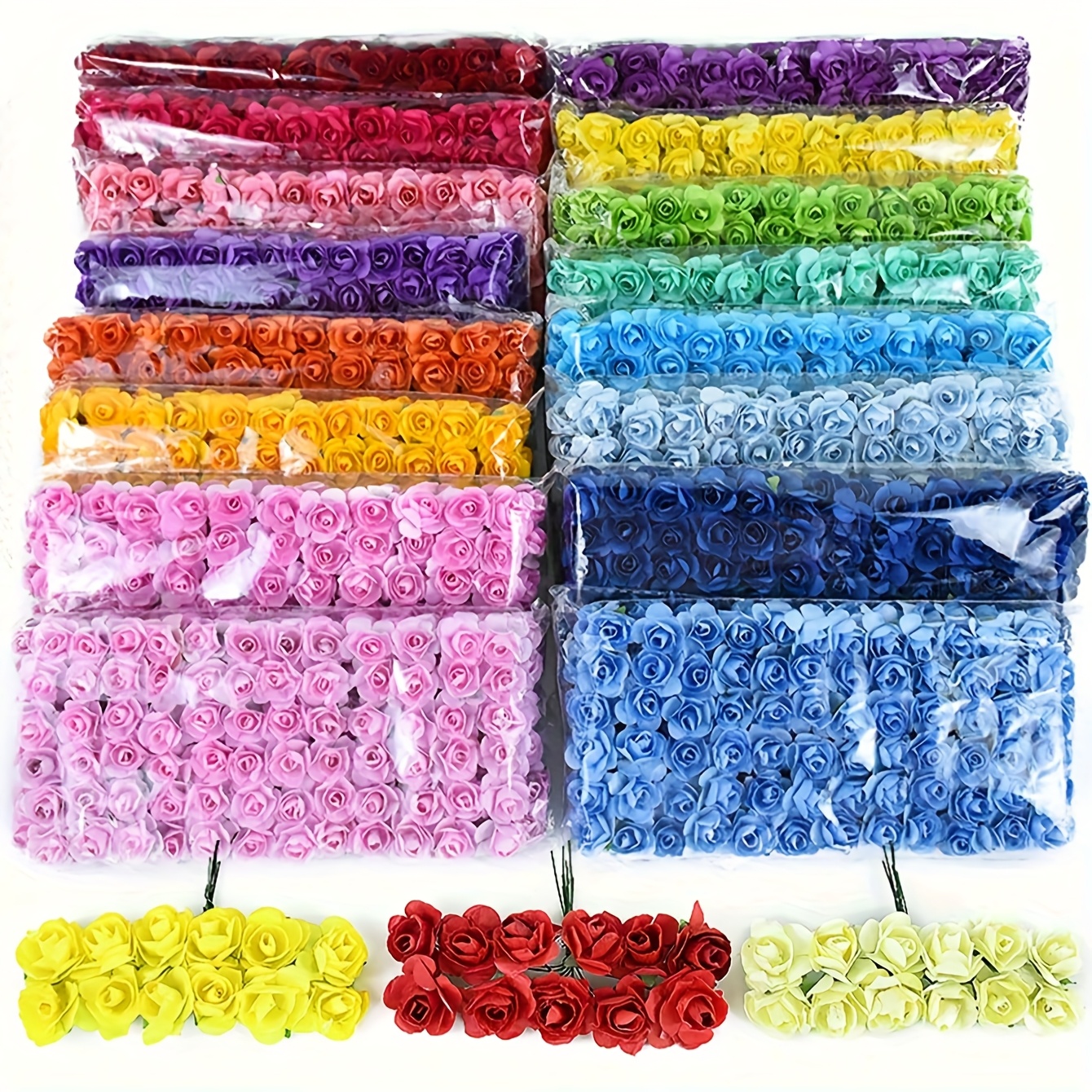 miniature flowers sold on Temu United States
