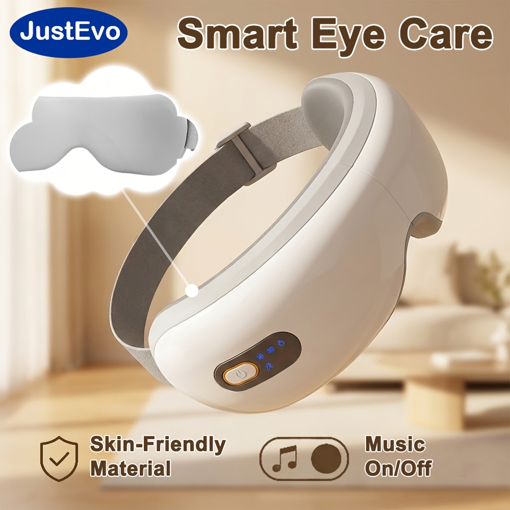 Eye Massager. * Massager with Heat And Vibration * Compression Eye Mask,  Portable Rechargeable * Music, Foldable Design for Home Office Relaxation.  Perfect Valentine's Day Present